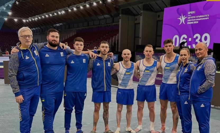 Ukraine Men's Artistic Gymnastics team gold medalist at the 2024 European Artistic Gymnastics Championships
